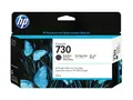 HP 730 - 130 ml - matt svart - original - DesignJet blekkpatron - for DesignJet SD Pro MFP, T1600, T1600dr, T1700, T1700dr, T1708, T1708dr, T2600, T2600dr