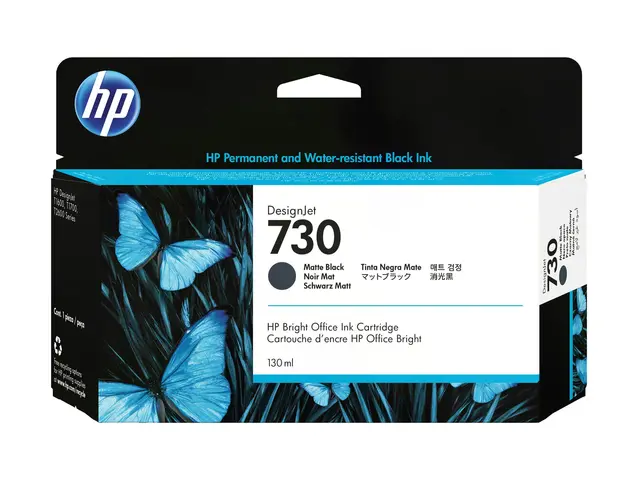 HP 730 - 130 ml matt svart original DesignJet blekkpatron for SD P...