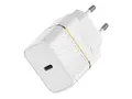 OtterBox Wall Charger - Str&#248;madapter 20 watt - 3 A - PD 3.0, USB BC 1.2 (24 pin USB-C) - skyst&#248;vhvit