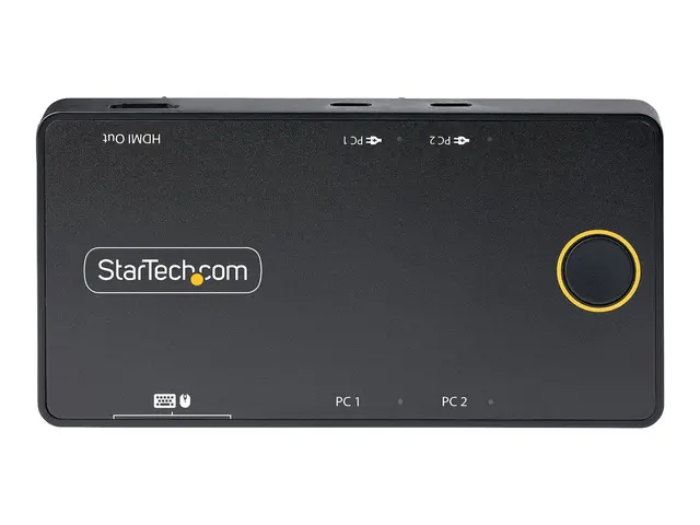 StarTech.com 2-Port USB-C KVM Switch, Single-4K 60Hz HDMI Monitor,...