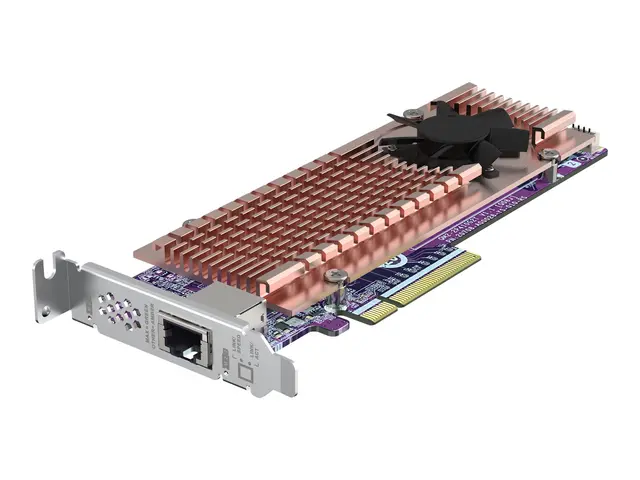 QNAP QM2-2P410G2T - Diskkontroller M.2 PCIe 4.0 x4 (NVMe) lav prof...