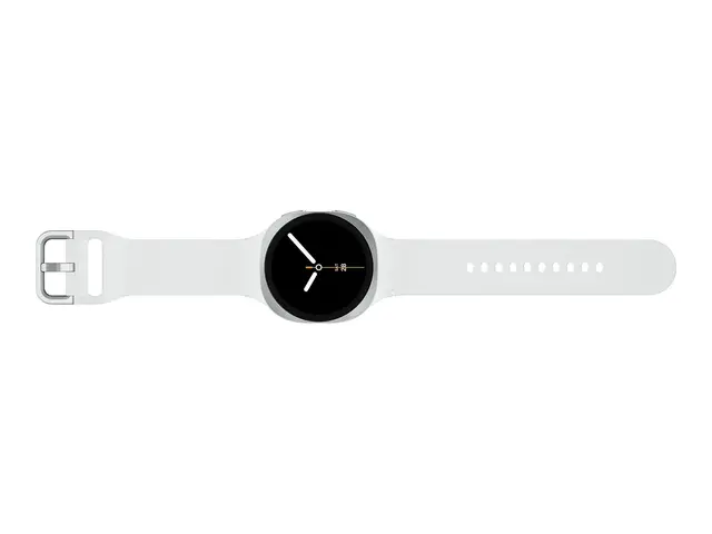 Samsung Galaxy Watch8 - 40 mm sølvfarget smartklokke med sportsbån...