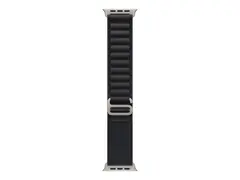 Apple - Sl&#248;yfe for smart armb&#229;ndsur - 49 mm, naturlig titanfinish Liten st&#248;rrelse - svart - for Watch Herm&#232;s Series 9, SE 3, Series 10, Series 11, Series 8, Series 9, Ultra 2, Ultra 3