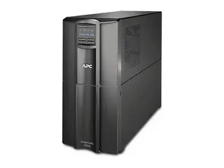 APC Smart-UPS SMT3000IC - UPS - AC 220/230/240 V 2700 watt - 3000 VA - RS-232, USB - utgangskontakter: 9 - svart - med APC SmartConnect