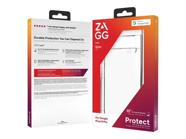 ZAGG Luxe - Baksidedeksel for mobiltelefon smal grafen blank Googl...