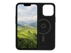 dbramante1928 Monaco - Baksidedeksel for mobiltelefon MagSafe-samsvar - silikon, resirkulert plast - nattsvart - for Apple iPhone 14 Pro Max