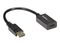 StarTech.com DisplayPort to HDMI Adapter 1920x1200 - HDMI Video Converter - Latching DP Connector - Monitor to HDMI Adapter (DP2HDMI2) - video adapter - DisplayPort / HDMI - 26.5 cm