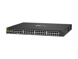 HPE Aruba Networking CX 6000 48p 10M/100M/1G Class4 PoE 4p SFP 1G 740W Switch Switch - Styrt - 48 x 10/100/1000 (PoE+) + 4 x Gigabit SFP (opplink) - side til side-luftflyt - rackmonterbar, veggmonterbar - PoE+ (740 W) - BTO