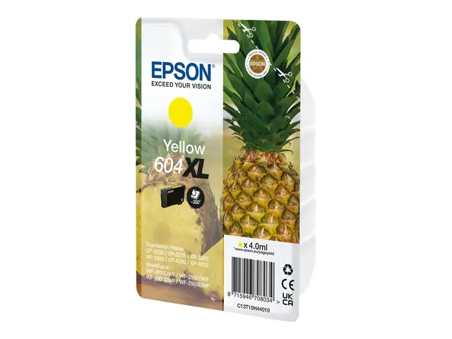 Epson 604XL Singlepack - 4 ml XL gul original blister blekkpatron ...