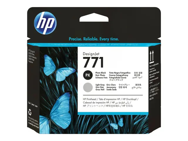 HP 771 - Lysegrå, fotosort skriverhode for DesignJet Z6200, Z6600,...