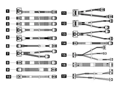 LENOVO ISG ThinkSystem SR650 V3 2.5inc Chassis Rear Backplane SAS/SATA Cable K