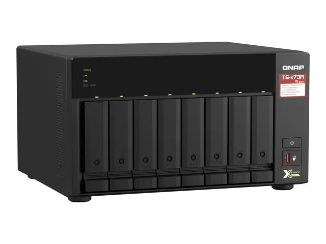 QNAP TS-873A - NAS-server - 8 brønner - SATA 6Gb/s - RAM 8 GB - Gi...