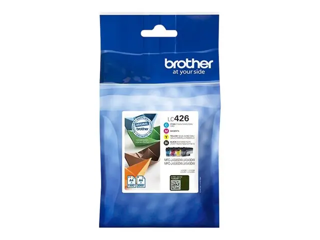 Brother LC426 - 4-pack svart, gul, cyan, magenta original blekkpat...