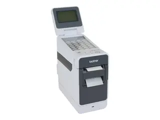 Brother TD-2130N - Etikettskriver - direktetermisk Rull (6,3 cm) - 300 dpi - inntil 152.4 mm/sek - USB 2.0, LAN, seriell, USB-vert - kutter