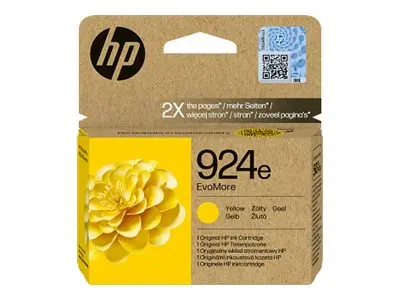 HP 924e EvoMore - 9 ml gul original Officejet blekkpatron