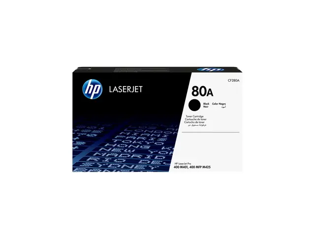 HP 80A - Svart - original - LaserJet - tonerpatron (CF280A) - for ...