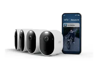 Arlo Pro 6 - 2025 Edition - nettverksovervåkingskamera utendørs, innendørs - værbestandig - farge (Dag og natt) - lyd - trådløs - Wi-Fi (en pakke 4)