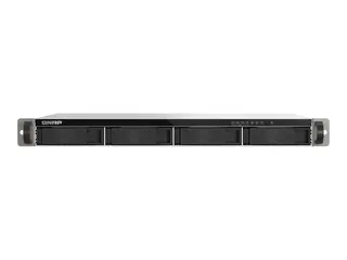 QNAP TS-433EU - NAS-server - 4 brønner kan monteres i rack - SATA 6Gb/s - RAID 0, 1, 5, 6, 10, JBOD, 50, 60 - RAM 4 GB - Gigabit Ethernet / 2.5 Gigabit Ethernet - iSCSI støtte - 1U