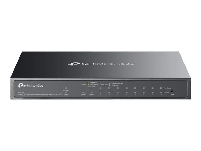 TP-Link Omada ES210GP V1 - Switch Styrt 8 x 10/100/1000 (PoE+) + 1...