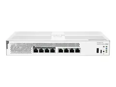HPE Networking Instant On 1840 - Switch - Styrt 7 x 10/100/1000 + 1 x 10/100/1000 (PoE) - veggmonterbar, bordmonterbar, under-bord montering - PoE Class 3