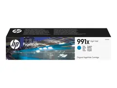 HP 991X - 193 ml - Høy ytelse - cyan original - PageWide - blekkpatron - for PageWide Color 755; PageWide Managed P77740, P77760; PageWide Pro 750, 772, 777