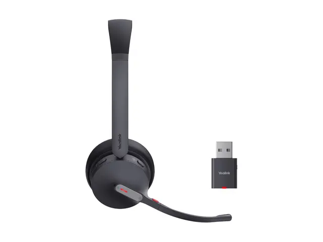 Yealink WH64 Hybrid Dual - Hodesett on-ear DECT / Bluetooth trådlø...