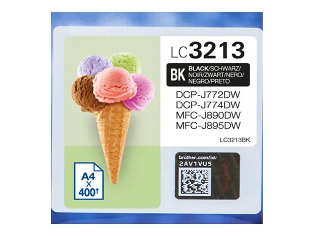 Brother LC3213BK - Svart - original - blekkpatron - for Brother DC...