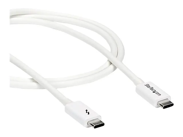 StarTech.com 3.3ft (1m) Thunderbolt 3 Cable, 20Gbps, 100W PD, 4K V...