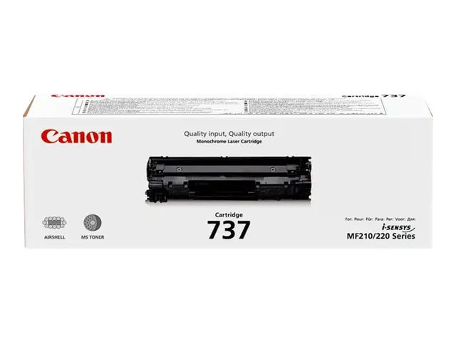 Canon 737 - Svart - original - tonerpatron - for i-SENSYS LBP151, ...