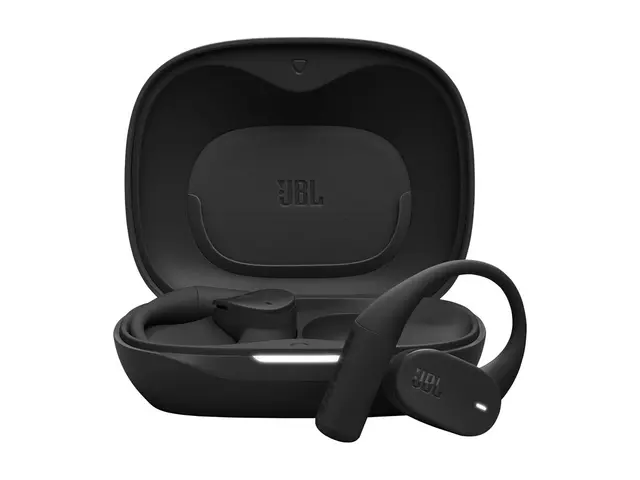 JBL Sense Lite - True wireless-hodetelefoner med mikrofon åpent øre - over-øret-montering - Bluetooth - svart 