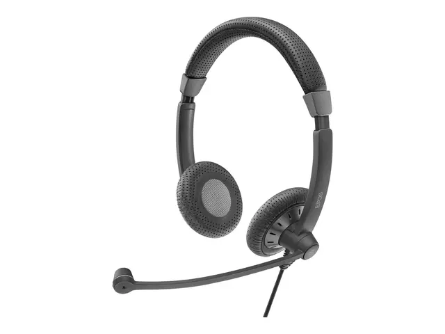 EPOS SC 75 USB MS - Hodesett on-ear kablet 3,5 mm jakk, svart