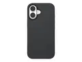 ZAGG Manhattan Snap - Baksidedeksel for mobiltelefon MagSafe-samsvar - silikon - svart - for Apple iPhone 16