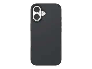 ZAGG Manhattan Snap - Baksidedeksel for mobiltelefon MagSafe-samsvar - silikon - svart - for Apple iPhone 16