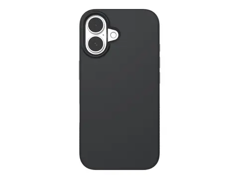 ZAGG Manhattan Snap - Baksidedeksel for mobiltelefon MagSafe-samsvar - silikon - svart - for Apple iPhone 16
