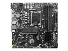 MSI PRO B760M-P - Hovedkort - micro ATX LGA1700-sokkel - B760 Chipset - USB 3.2 Gen 1, USB-C 3.2 Gen2 - Gigabit LAN - innbygd grafikk (CPU kreves) - HD-lyd (8-kanalers)