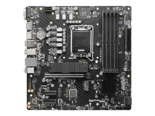 MSI PRO B760M-P - Hovedkort - micro ATX LGA1700-sokkel - B760 Chipset - USB 3.2 Gen 1, USB-C 3.2 Gen2 - Gigabit LAN - innbygd grafikk (CPU kreves) - HD-lyd (8-kanalers)