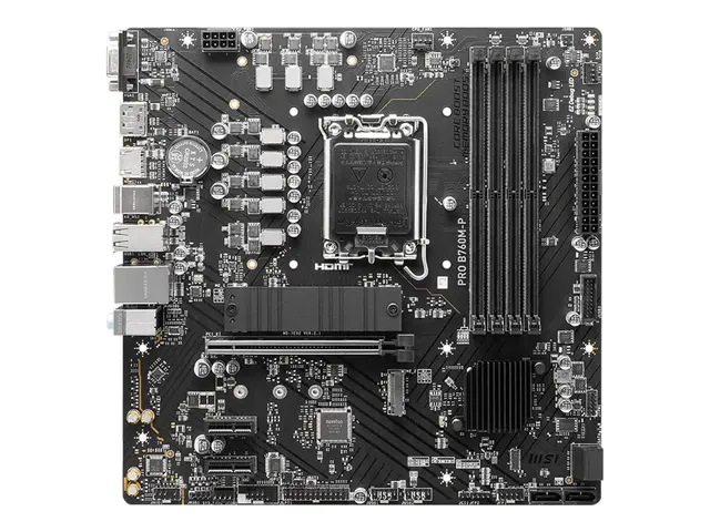 MSI PRO B760M-P - Hovedkort micro ATX LGA1700-sokkel B760 Chipset ...