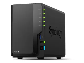 Synology Disk Station DS225+ - NAS-server SATA 6Gb/s - RAID 0, 1, JBOD - RAM 2 GB - Gigabit Ethernet / 2.5 Gigabit Ethernet - iSCSI st&#248;tte