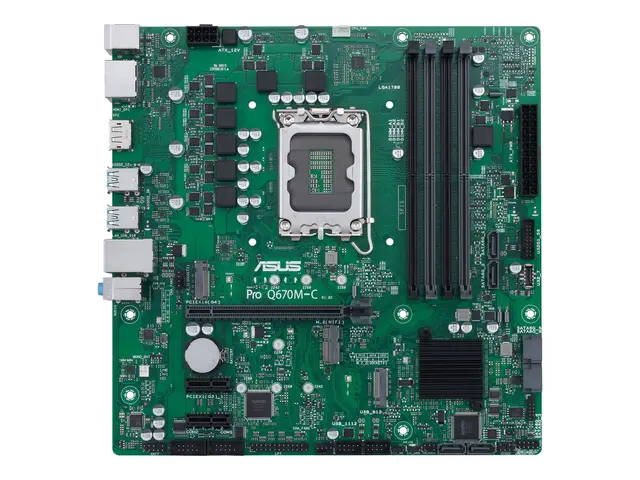 ASUS Pro Q670M-C-CSM - Hovedkort micro ATX LGA1700-sokkel Q670 Chi...