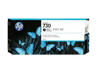 HP 730 - 300 ml - høykapasitets - matt svart original - DesignJet - blekkpatron - for DesignJet SD Pro MFP, T1600, T1600dr, T1700, T1700dr, T1708, T1708dr, T2600, T2600dr