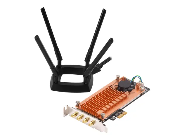 QNAP QWA-AC2600 - Nettverksadapter PCIe 2.0 lav profil Wi-Fi 5 for...