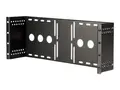 StarTech.com 4U Universal VESA LCD Monitor Mounting Bracket for 19-inch Rack or Cabinet TAA Compliant - Cold-Pressed Steel Bracket (RKLCDBK) monteringssett - for LCD-skjerm - svart