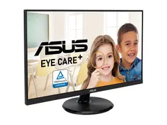 ASUS VA24DQF - LED-skjerm - gaming - 24" (23.8" synlig) 1920 x 1080 Full HD (1080p) @ 100 Hz - IPS - 250 cd/m² - 1300:1 - 1 ms - HDMI, DisplayPort - høyttalere - svart