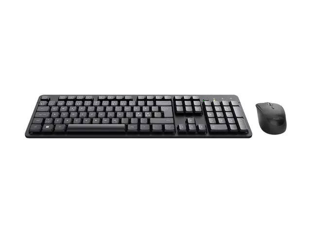 Trust TKM-360 - Tastatur- og mussett stille trådløs QWERTY Nordisk...