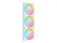 CORSAIR iCUE Link LX120 RGB Starter Kit Kabinettvifte - 120 mm - hvit (en pakke 3)