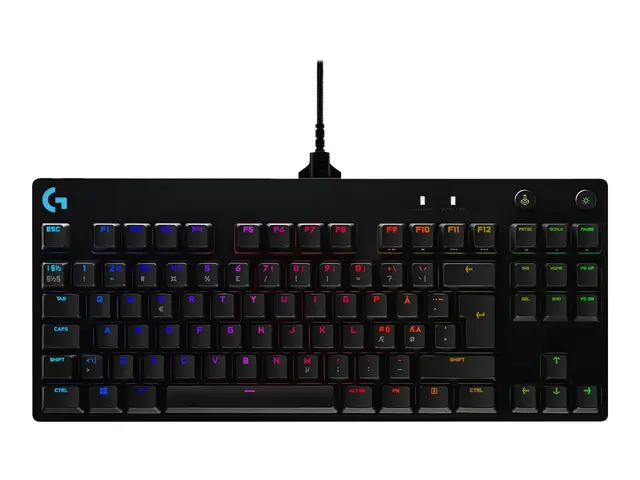 Logitech Pro - Tastatur bakgrunnsbelyst USB QWERTY Storbritannia t...