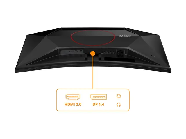 AOC Gaming CQ27G42FE - LED-skjerm - gaming 27" - 2560 x 1440 QHD @ 144 Hz - VA - 3000:1 - 0.5 ms - HDMI, DisplayPort - høyttalere 