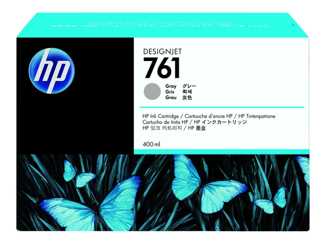 HP 761 - 400 ml grå original DesignJet blekkpatron for T7100, T720...