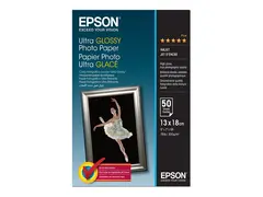 Epson Ultra Glossy Photo Paper - Blank - 130 x 180 mm 50 ark fotopapir for EcoTank ET-1810, 2810, 2811, 2814, 2815, 2820, 2825, 2826, 2850, 2851, 2856, 4800, 4850