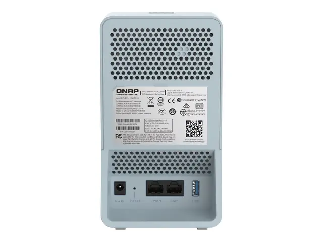 QNAP QMiro-201W - Trådløs ruter 1GbE Wi-Fi 5 Dobbeltbånd